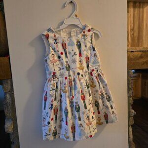 Carters Little Planet Christmas Dress 3T